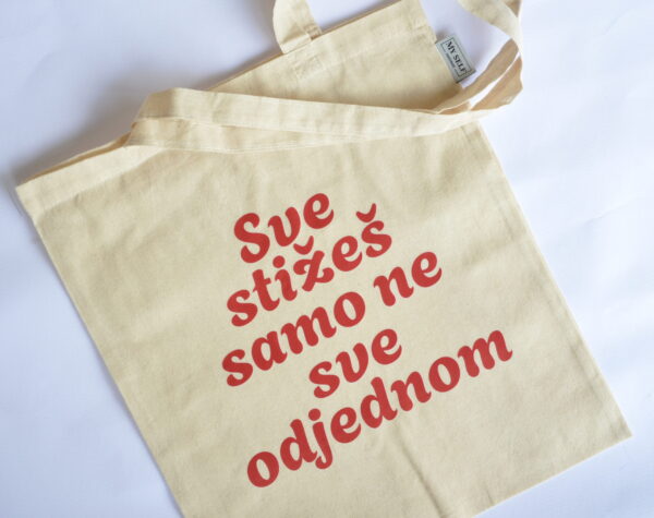 Ceger sa natpisom - "sve stižeš samo ne sve odjednom"
